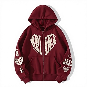Nuevas sudaderas extragrandes con estampado Puff, estilo pullover, hombros caídos, nuevas sudaderas personalizadas OEM para hombre - Product Image 1