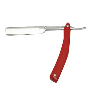 Logo gratuit Rasoir demi-lame pour visage Bikini sous les bras avec corps en acier-Rasoir de barbier - Product Image 3