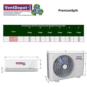 มินิสปลิตสำหรับสำนักงาน, MXPMS-002, 18000BTU, 1.5 ตัน, R410a - Product Image 3