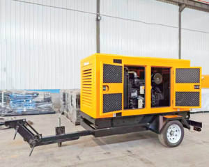 مولد ديزل وغاز طبيعي محمول على مقطورة من أлад ALD-C125S بقدرة 125 كيلوواط و130 كيلوواط و150 كيلوفولت أمبير مع نظام تشغيل تلقائي ونظام تبريد مائي وطاقة موثوقة - Product Image 4