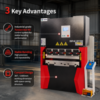 Presse plieuse hydraulique CNC semi-automatique RONGWIN RWP-NC pour ateliers de tôlerie, modèle mini haute précision
