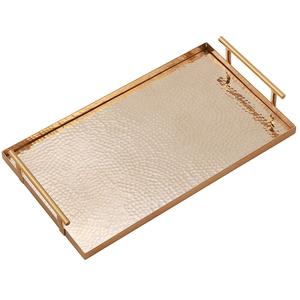 Hotels and Restaurants Dishes Server <b>Tray</b> Decorative <b>Drinking</b> Water Coffee Serving <b>Trays</b> For Rectangular Shape Handcrafted - Product Image 6