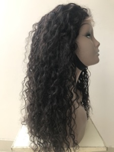 Peluca brasileña de onda rizada Natural de cabello indio virgen con cierre de encaje HD transparente 4X4 pelucas de cabello Remy sin procesar de encaje - Product Image 3