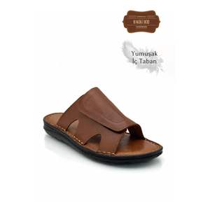 Venta al por mayor 8-Pack de toboganes deportivos de cuero genuino para hombres totalmente abiertos para velcro frontal - Product Image 5