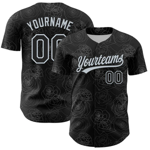 2025 Maillot de baseball et de softball pour hommes à la mode, motif 3D personnalisé, tenue de sport douce - Product Image 5