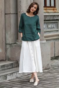 Col en V léger et décontracté pour femmes au meilleur prix - Product Image 5