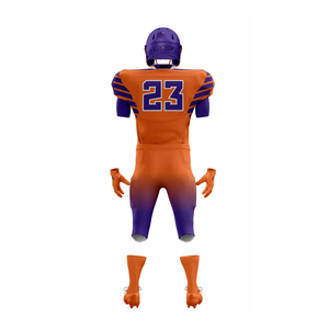 Unique Quality 100% Polyester American Football Uniform Short Sleeve Custom Team Name Breathable Quick Dry <b>Cheap</b> Price Sale - Product Image 3