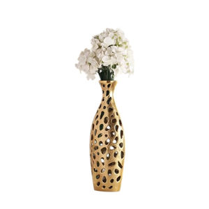 Handmade Exclusive Quality Metal Iron Flower <b>Vase</b> <b>Vintage</b> Design Silver Tabletop <b>Vase</b> Home Hotel for Weddings Use - Product Image 2
