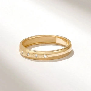 Anillo de Plata 925 de Estilo Clásico con Moissanita Redonda de Alto Brillo para Compromiso, Regalo, Fiesta o Aniversario para Ella - Product Image 2