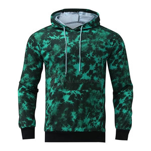 Sweats à capuche Tie Dye pour hommes de haute qualité avec manches longues Vente en gros de vêtements imprimés en polaire - Product Image 1