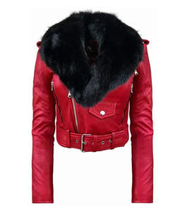 Veste en cuir pour femmes personnalisée dernier style veste en cuir de fourrure manteaux bombardiers pour femmes vêtements d'extérieur pour femmes veste d'hiver pour femmes 2025 - Product Image 4