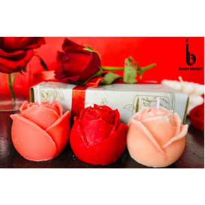 Elegant Rose Bloom Scented Decorative Candle Valentine Day Home Decor & Party Candle Bulk <b>Supply</b> for Best Price - Product Image 1