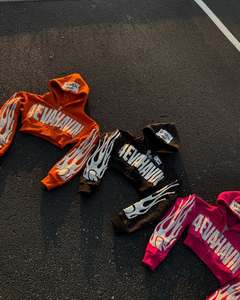 เสื้อฮู้ดแฟชั่นสำหรับผู้ชายทรงโอเวอร์ไซส์พิมพ์ลายจอยาวแบบสวมหัว - Product Image 1