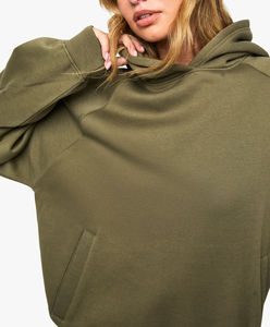 Sudaderas con capucha y sudadera personalizables de calidad superior 100% algodón polar 400GSM ropa de calle de peso pesado sudaderas con capucha para mujer - Product Image 3