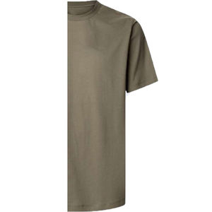 Nouveau T-shirt en molleton écologique respirant anti-rides à manches courtes et col rond pour femme, personnalisé, style streetwear, couleur marron - Product Image 5