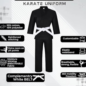 Kimono de Jiu-Jitsu – Prix Compétitif, Qualité Supérieure, Logo Personnalisé, Tissu 220g – Uniforme de Karaté Unisexe pour Adultes, Idéal Arts Martiaux - Product Image 5