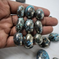 2025 naturel Irani Turquoise Cabochon pierre précieuse en vrac de forme mixte et taille sculpté à la main fantaisie pierre précieuse pour la fabrication de bijoux