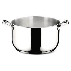 18/10 Stainless Steel Deep Saucepan 20cm for Induction Cooker by SFIZIOSA - Product Image 1
