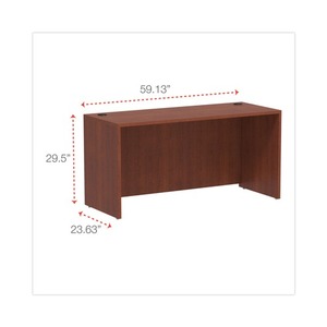 Alera Valencia Series Credenza Shell ALEVA256024MC-59.13 pulgadas. X 23.63 Pulgadas X 29.5 Pulgadas Organizador de oficina en color cerezo mediano - Product Image 6