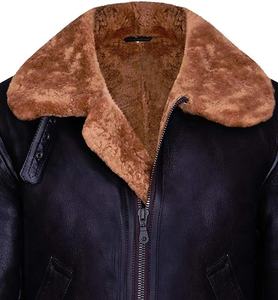 Abrigo de piel personalizado Abrigos cálidos de cuero Chaquetas de cuero de invierno para hombres Abrigos Chaquetas de moda - Product Image 4