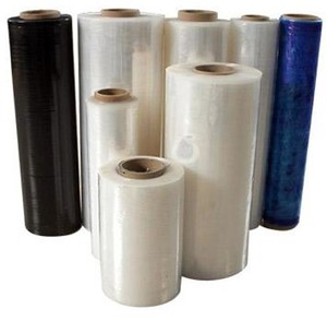 Film étirable en plastique transparent pour emballage logistique, LDPE, HDPE, PE, emballage souple, film d'emballage transparent pour colis - Product Image 1