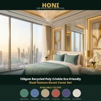 HONI Ensemble de literie matelassée de luxe personnalisé ODM, qualité hôtelière, hypoallergénique, certifié OEKO-TEX, marron, vente en gros, Global Sou