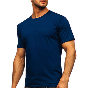 T-shirt Homme Manches Courtes A283 Nouveau Style Campus Jeunesse 2025 Haute Qualité Cool 100% Coton 220g Tissé Écologique Personnalisable Vierge - Product Image 3