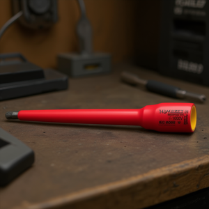 Clé à douille carrée longue TORX 3/8'' Hazet avec isolation protectrice 1000V - Product Image 3