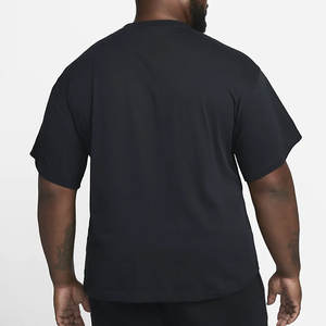 T-shirt à manches courtes et col rond pour hommes, 100% coton, tissu tricoté confortable, couleur unie, meilleur prix - Product Image 5