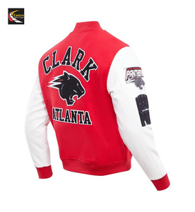 เสื้อแจ็กเก็ตมีตัวสีแดงแขนสีขาว - Product Image 4