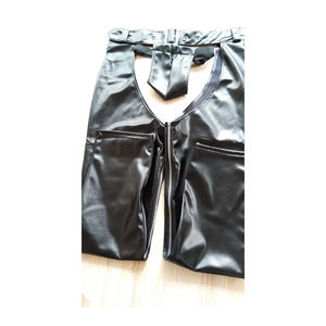 Équipement en cuir de vache Chaps en cuir véritable de qualité supérieure Chaps d'équitation à vendre - Product Image 3