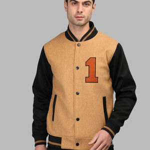 Veste universitaire pour homme rembourrée de style letterman Bomber athlétique pour les sports d'hiver en plein air Entraînement Vêtements décontractés et mode de rue - Product Image 3