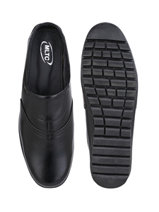 Luxury Men's Leather Flat Sandals Slip On Casual <b>Slippers</b> Soft Cushion Footbed Anti Slip <b>Summer</b> Outdoor Indoor Shoes Wholesale - Product Image 5