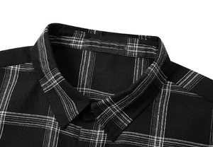 Camisa de manga larga de franela de algodón 100% para hombre, camisa de trabajo informal ODM personalizada con un solo bolsillo, máxima comodidad, transpirable de talla grande - Product Image 2