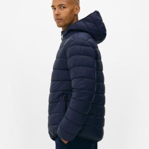 Veste matelassée en duvet de haute qualité pour hommes, streetwear au design personnalisé avec fermeture à glissière épaisse et tendance, grande taille et chaleur - Product Image 4