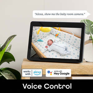 Dispositivos Inteligentes para el Hogar SIXWGH, Cámara Interior WiFi HD 1080P, Audio Bidireccional, Visión Nocturna, Monitor para Bebés y Mascotas, Compatible con Alexa y <span class=keywords><strong>Google</strong></span> <span class=keywords><strong>Home</strong></span> - Product Image 3