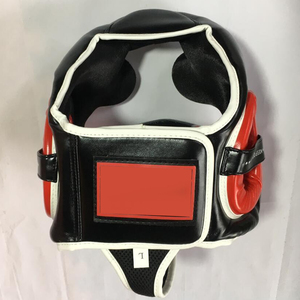 Protector de cabeza de boxeo profesional de alta calidad, equipo de cuero genuino con impresión de logotipo personalizado para entrenamiento y protección - Product Image 4