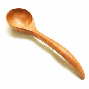 เครื่องใช้ในครัวทำจากไม้ช้อนเสิร์ฟเครื่องเทศบนโต๊ะอาหารเช้า - Product Image 1