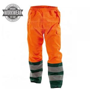 Pantalones de Trabajo de Seguridad de Alta Visibilidad, Fabricados en Fábrica, de Poliéster, con Certificación CE, Reflectantes, Tipo Cargo, Unisex - Product Image 3