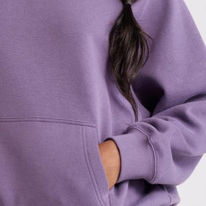 Sweat à capuche tendance 100% coton personnalisé pour femmes en hiver Sweat à capuche le plus populaire en tissu éponge taille XS - Product Image 2