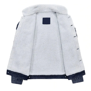 Nouvelle arrivée Veste en jean vierge personnalisable Mode Homme Coton Bleu clair Uni Lavé Veste en jean pour homme BY HI 2026 - Product Image 2