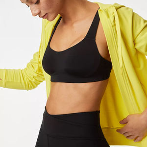 New Arrival Women's Sports Bra Eco-Friendly Breathable Yoga Gym Wear Medium Support Seamless Front Logo Removable <b>Pads</b> 2026 - Product Image 5