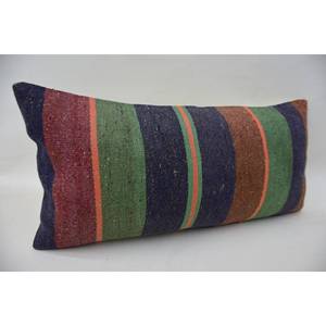 หมอนขนสัตว์หลากสีลายวินเทจ12X24นิ้วเทคนิคการเย็บปะติดปะต่อกันของ Kantha - Product Image 2