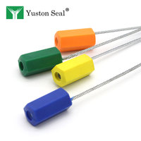 Sello de Cable de Acero YTCS107, Diámetro de 1.0 mm y 1.8 mm, Longitud Opcional, para Envío, Almacén y Aduanas