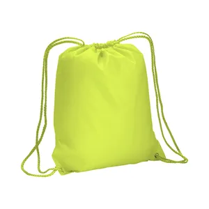 Zaino Sportivo Personalizzato 210T con Coulisse Fluorescente per Promozioni - Product Image 2
