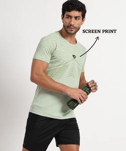 T-shirt de sport pour homme - Lycra Dotnit importé (GSM 180) - Product Image 1