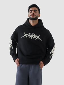 Sudadera con Capucha de Invierno para Hombre, Diseño Moderno, Tejido de Punto Transpirable Antiarrugas de Secado Rápido, Poliéster/Algodón 320g, Personalizable OEM - Product Image 5