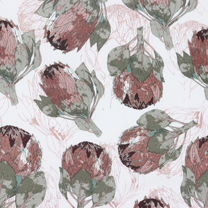 Textiles de maison 100% coton du fabricant indien Nappe imprimée blanche et multicolore 150X220 cm Techniques tissées 210gsm - Product Image 3