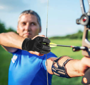 Gants de tir à l'arc personnalisés, couleur et design personnalisés, gants durables pour la pratique du tir à l'arc sur cible et l'archerie traditionnelle - Product Image 5
