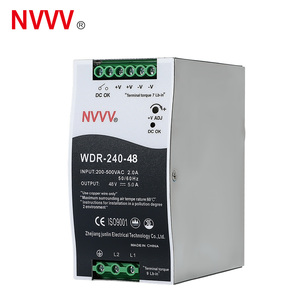 NVVV 220VAC Eingang Din Rail Netzteil Din Rail <span class=keywords><strong>DR</strong></span>-60-12 Smps 60W Eingang 12 Volt 5a Switch Netzteil - Product Image 4
